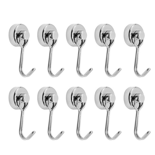 New 100 LBS Magnetic Hooks Heavy Duty for Hanging BBQ Grill Tools Pot Holders..